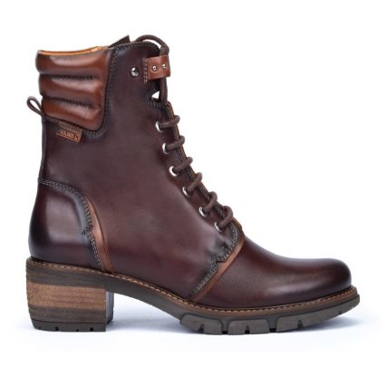 Women's Pikolinos SAN SEBASTIAN Ankle Boots Burgundy | NZ V78320Q